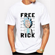 Load image into Gallery viewer, Men's T-shirt crewneck loose rick and morty printed  T shirt 2019 new casual mens tshirt tops free shiping