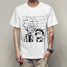 Load image into Gallery viewer, Men's T-shirt crewneck loose rick and morty printed  T shirt 2019 new casual mens tshirt tops free shiping