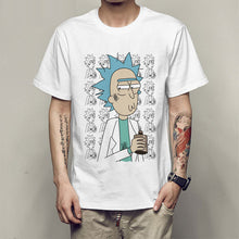 Load image into Gallery viewer, Men's T-shirt crewneck loose rick and morty printed  T shirt 2019 new casual mens tshirt tops free shiping