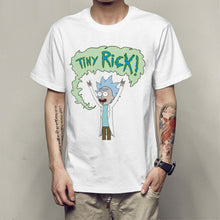 Load image into Gallery viewer, Men's T-shirt crewneck loose rick and morty printed  T shirt 2019 new casual mens tshirt tops free shiping