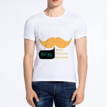 Load image into Gallery viewer, Showtly  Fashion T-shirt men's cartoon Santa Claus short-sleeved shirt Christmas T-shirt round neck cotton loose shirt men's tee